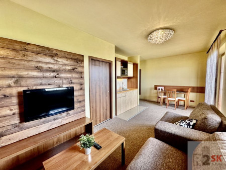 Apartmán 2+kk, Veľká Lomnica - Tatragolf Mountain Resort, 2x balkón, výhľad na Tatry, LEN U NÁS! 